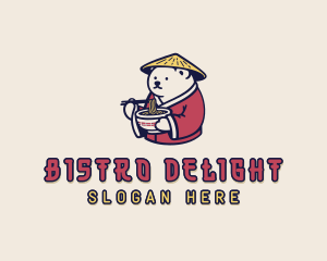 Polar Bear Noodle Dining logo design