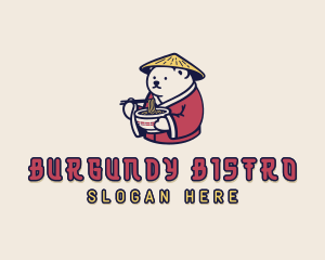 Polar Bear Noodle Dining logo design