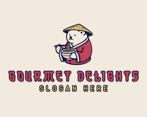 Polar Bear Noodle Dining logo design