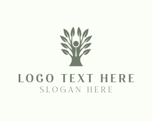 Landscaping - Human Resources Tree logo design