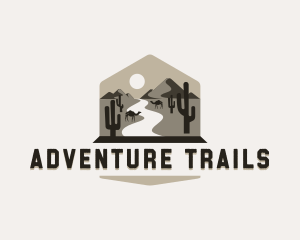 Desert Mountain Adventure logo design