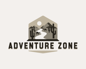 Desert Mountain Adventure logo design