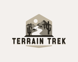 Desert Mountain Adventure logo design