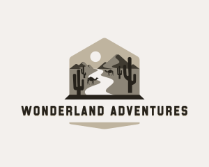 Desert Mountain Adventure logo design