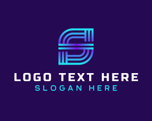 Firm - Modern Technology Letter S logo design