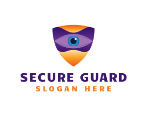 Defense - Security Eye Shield logo design