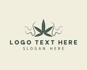 Hemp - Marijuana Weed Leaf logo design
