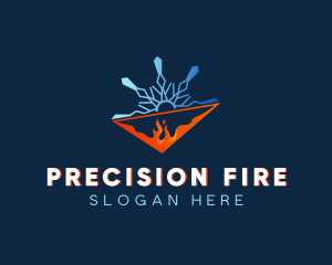 Fire Ice Ventilation logo design