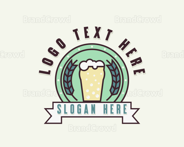 Beer Brewery Bar Logo