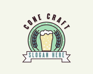 Beer Brewery Bar logo design