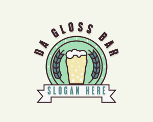 Beer Brewery Bar logo design