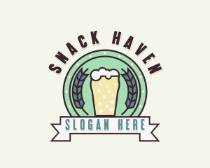 Beer Brewery Bar logo design