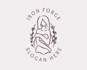 Woman Beauty Skincare logo design