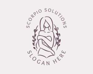 Woman Beauty Skincare logo design