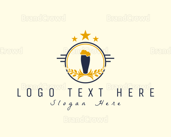 Beer Brewery Pub Logo