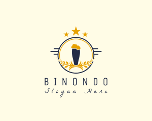 Bartender - Beer Brewery Pub logo design