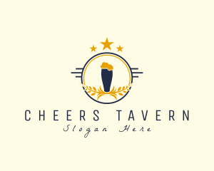 Beer Brewery Pub logo design
