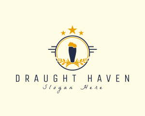 Beer Brewery Pub logo design