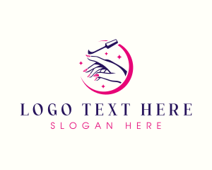 Nail Polish Manicure Logo