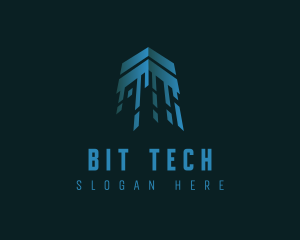 Digital Tech Arrow logo design