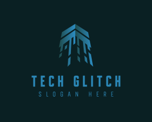 Digital Tech Arrow logo design