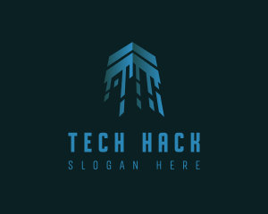 Digital Tech Arrow logo design