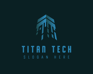 Digital Tech Arrow logo design