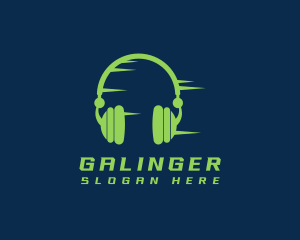 Headphones - Recording Studio Headphone logo design