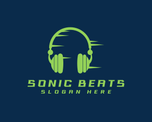 Headphones - Recording Studio Headphone logo design