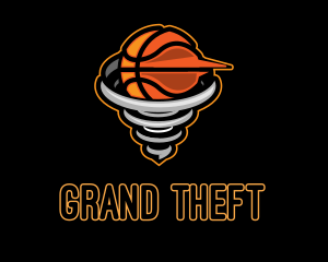 Basketball Tornado League Logo