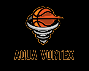 Basketball Tornado League logo design