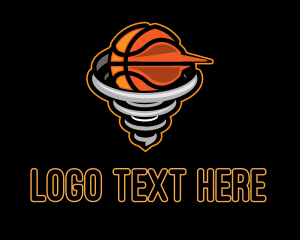 League - Basketball Tornado League logo design