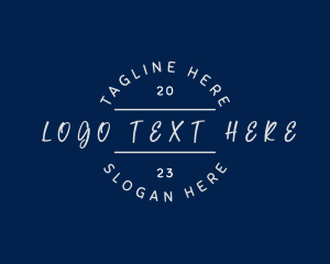Modern - Generic Handwriting Company logo design