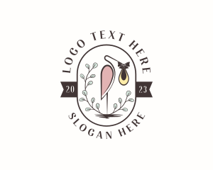 Animal - Stork Bird Gift logo design