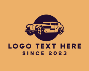 Ancient - Retro Limousine Car logo design