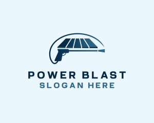 Flooring Power Washer Cleaning logo design