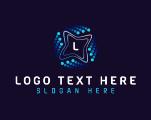 Motion - Digital Technology App logo design