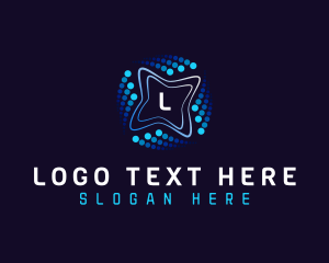 Abstract - Digital Technology App logo design