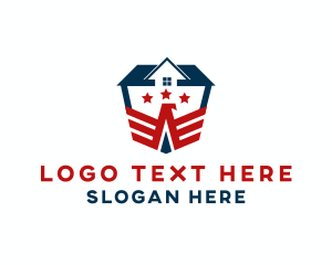 Liberty - American Eagle House logo design
