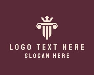 Law - Crown Pillar Law Firm logo design