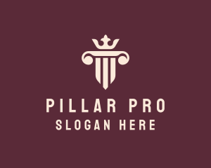 Crown Pillar Law Firm logo design