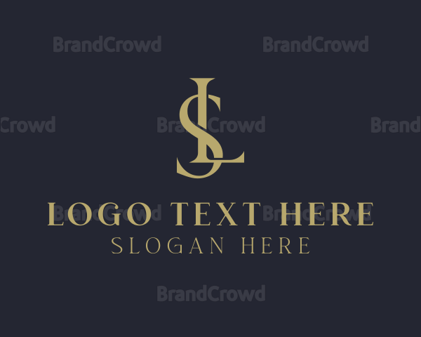 Elegant Luxury Company Letter LS Logo