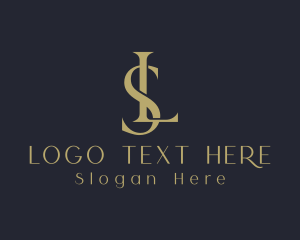 Wedding Planner - Elegant Luxury Company Letter LS logo design
