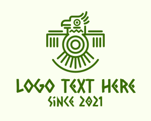 Aztec-culture - Aztec Tribal Macaw logo design