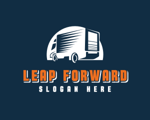 Truck Cargo Forwarder logo design