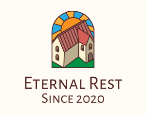 Stained Glass Religious Convent logo design