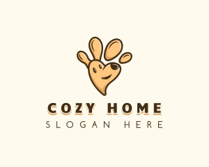 Domesticated - Paw Doggy Pet logo design