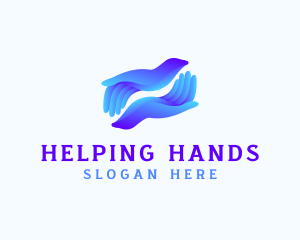 Support Hands Charity logo design