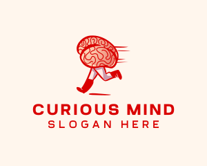 Mind Psychology Brain logo design