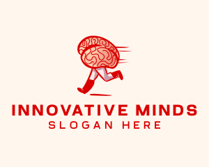 Genius - Mind Psychology Brain logo design